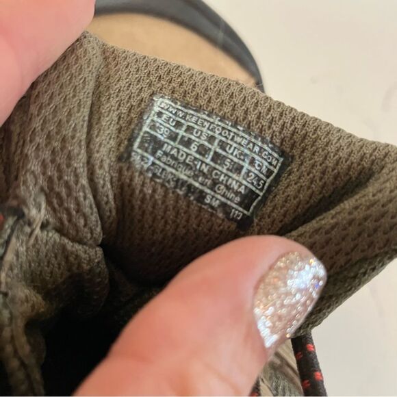 Keen Flint Hiking Shoes Men's 6 US Brown Tan Waterproof Leather Trail 39 EUR - Picture 11 of 12